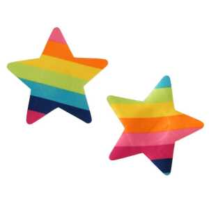 Rainbow Star Braless Nipple Cover