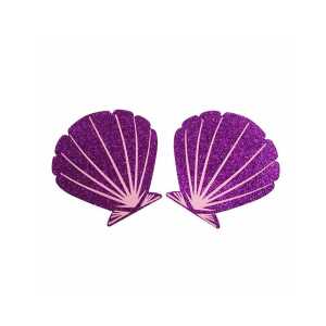Purple Shell Disposable Adhesive Nipple Covers