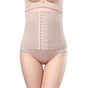 4 steel bones postpartum waist closure hollow body-fitting sports waistband