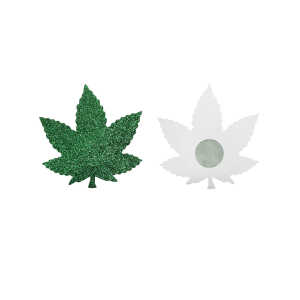 Green Leaf Shape Nipple Cover