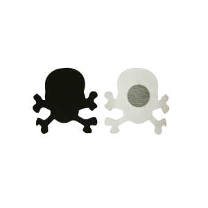 Black Skull Shaped Personality Nipple Cover