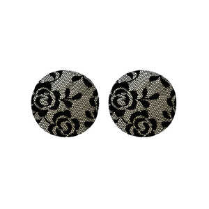 Black Silicone Lace Nipple Covers
