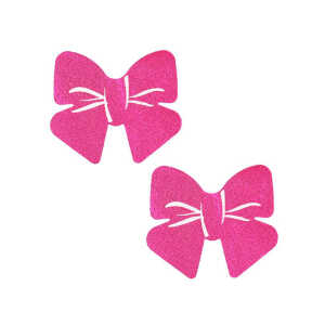 Rose Polka Dot Bow Nipple Covers