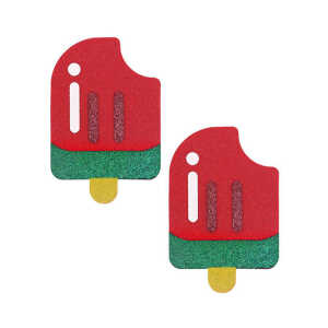 Red Watermelon Popsicle Nipple Covers