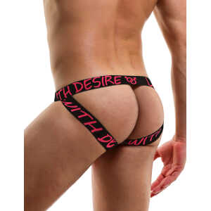 Pink Ice Silk Sexy Men Thong Underwear